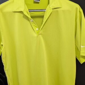Nike Green Polo Shirt Vibrant Style